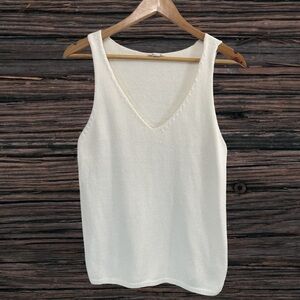 Tribal Cream Relaxed Tank Top